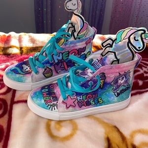 Unicorn power girl shoes size 1